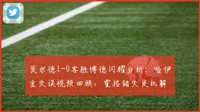 莫尔德1-0客胜博德闪耀分析:哈伊金失误视频回顾,霍格错失良机解读